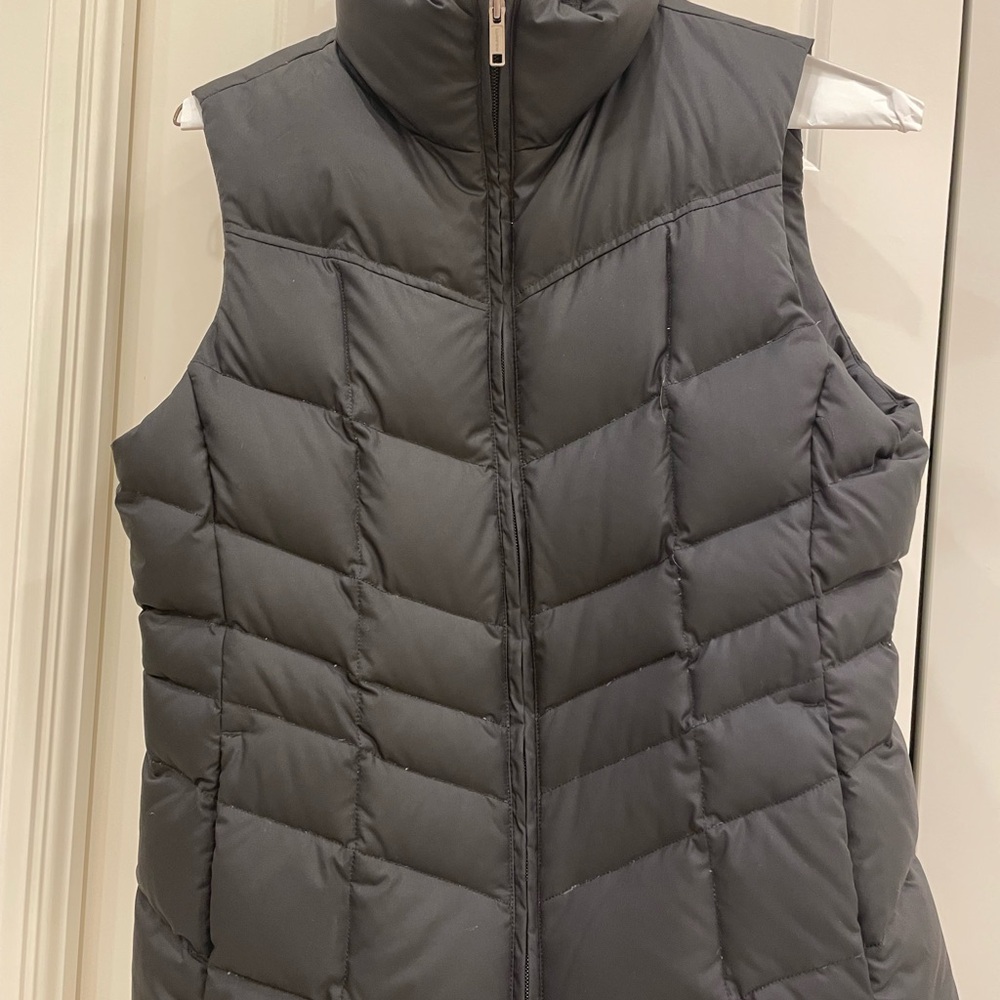 Lands' End Black Women's Puffer Vest